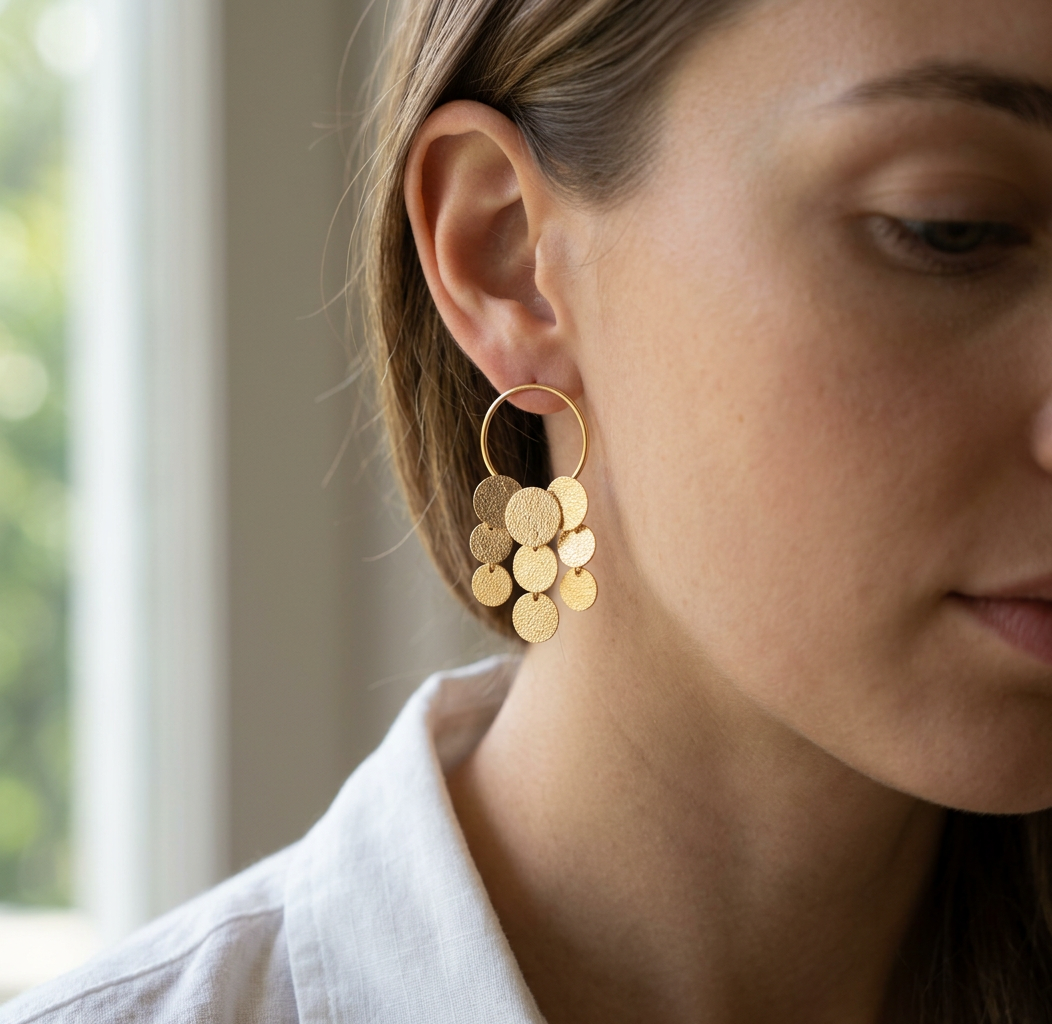 Aster Gold Earrings