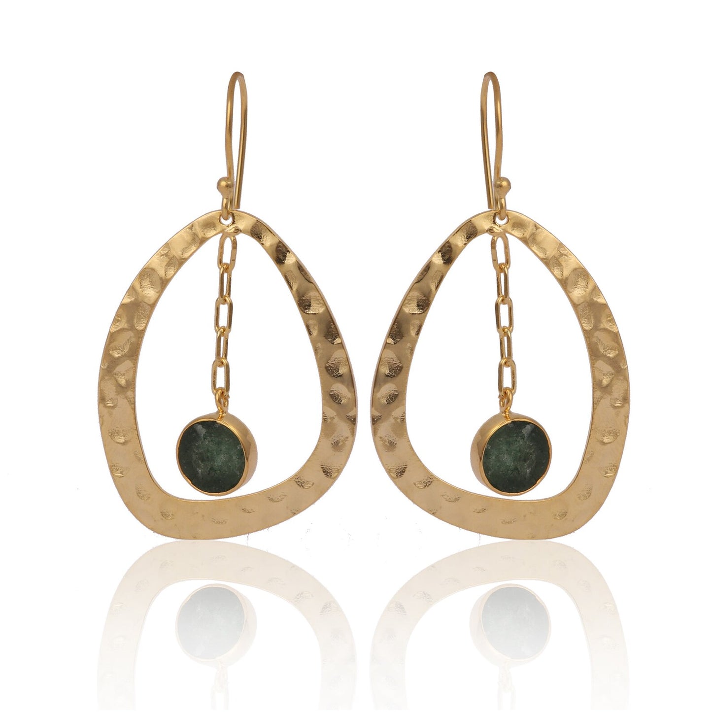 Solara Gemstone Drop Earrings