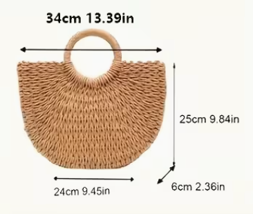 Solana Woven Top-Handle Bag - Mini