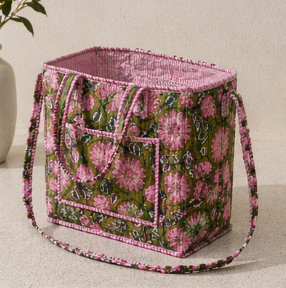 Amani Quilted Carry Basket
