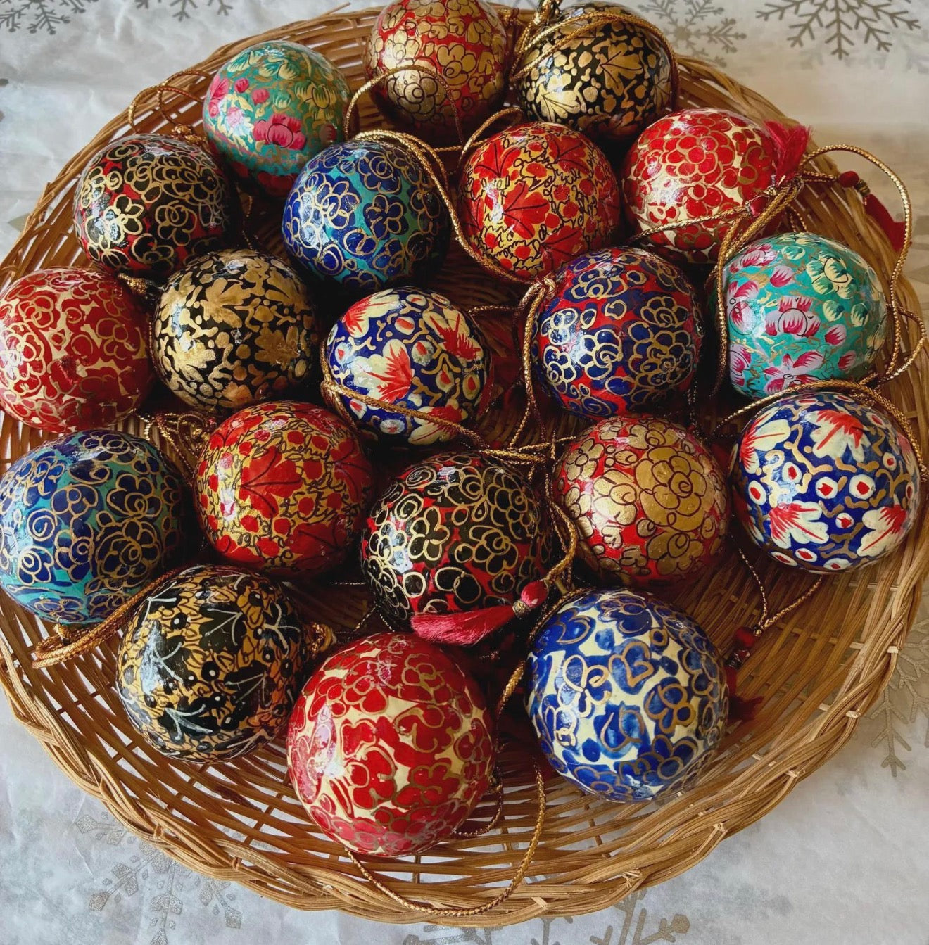 Hand-crafted Ball Ornaments - Artisan Series