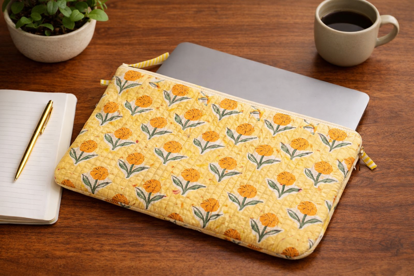 Sutra Quilted Laptop Pouch