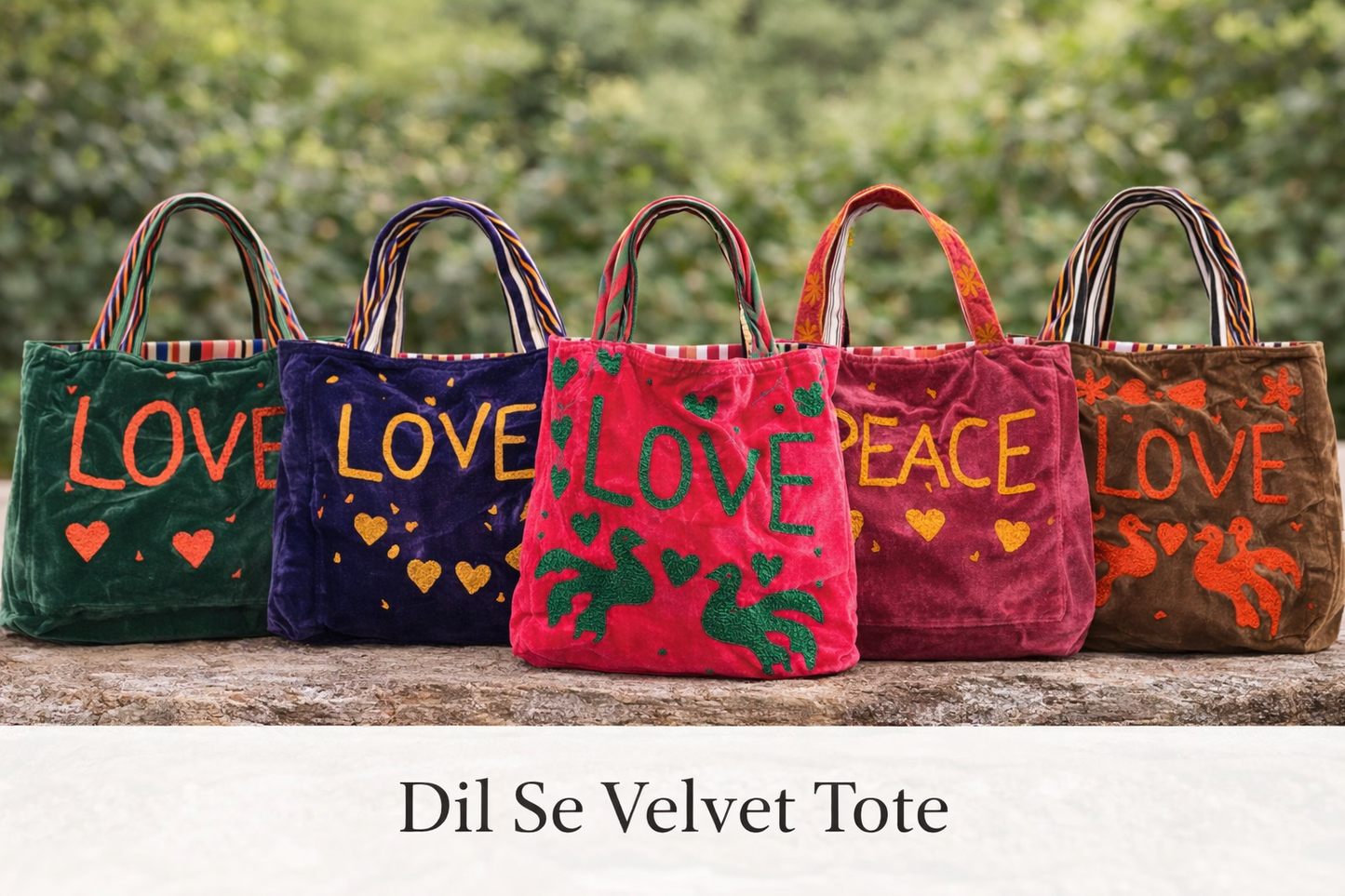 Dil Se Velvet Tote