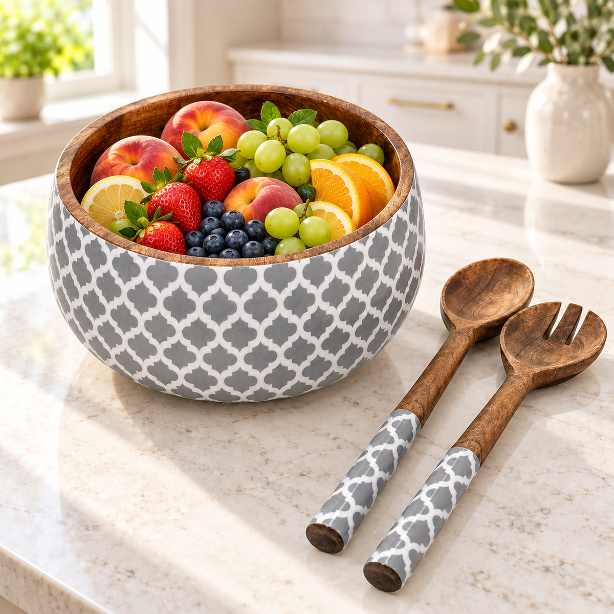 Moghul Salad Bowl Set