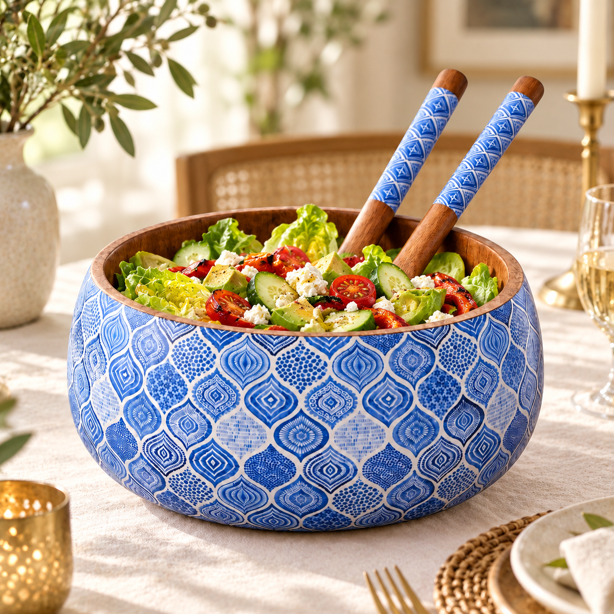 Moghul Salad Bowl Set