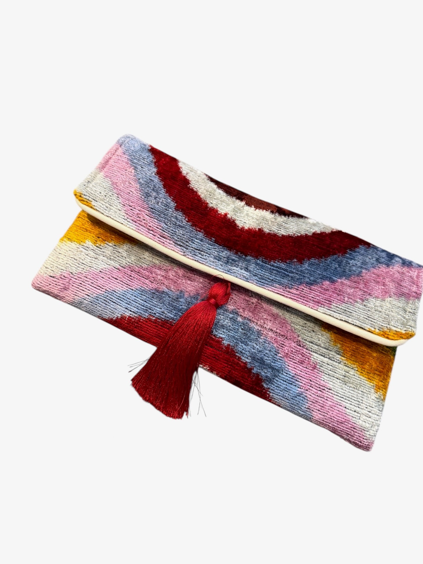 Zara Velvet Statement Clutch