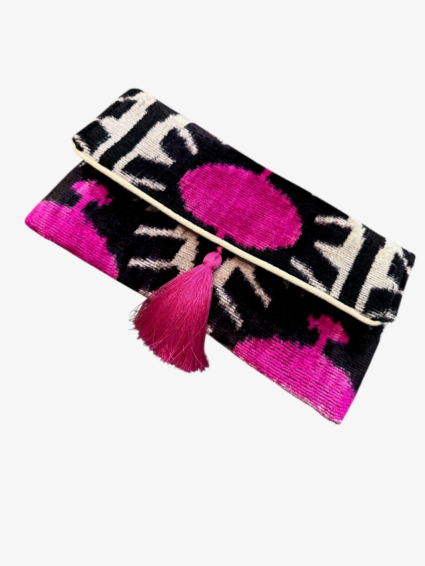 Zara Velvet Statement Clutch