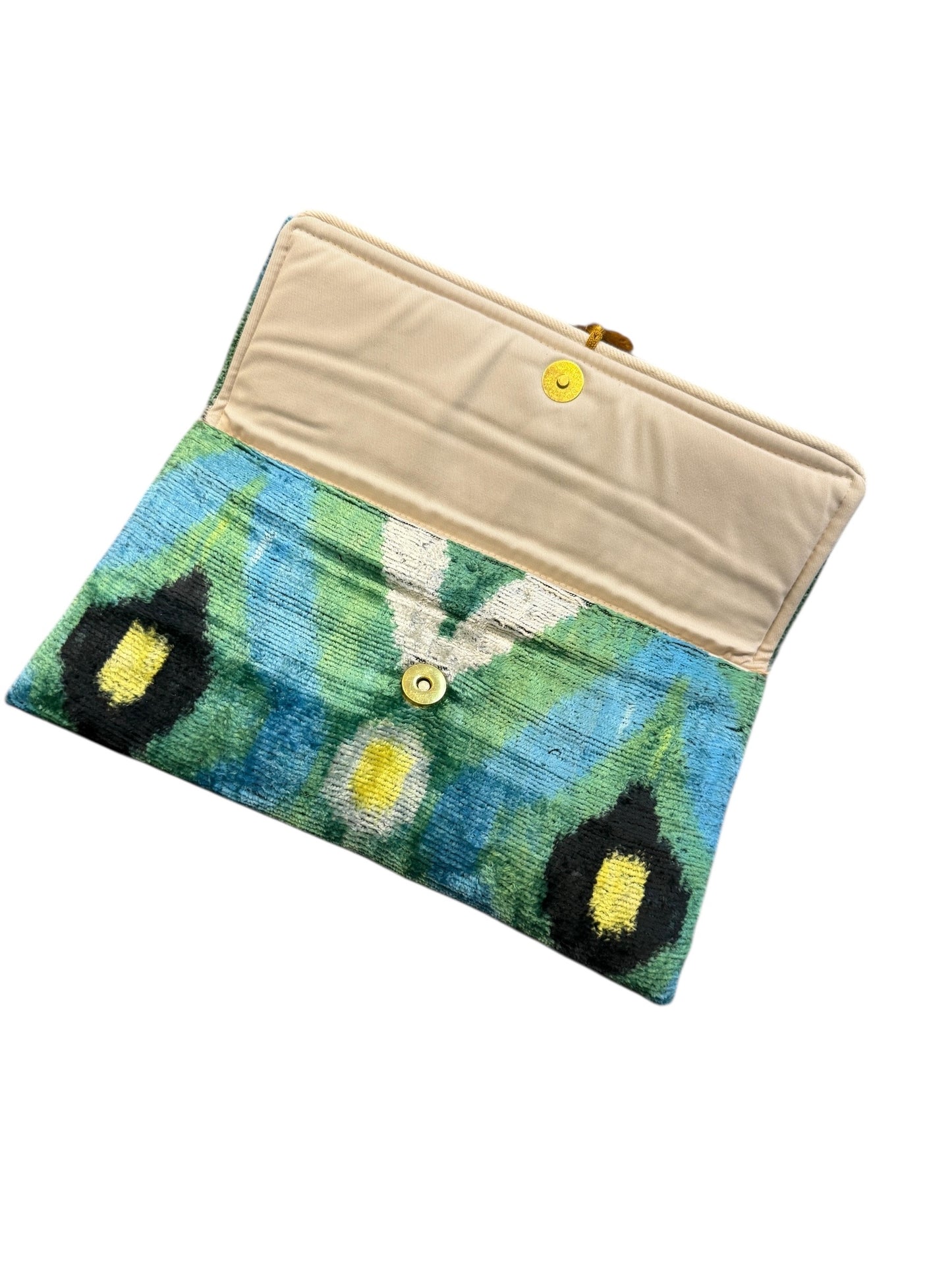 Zara Velvet Statement Clutch