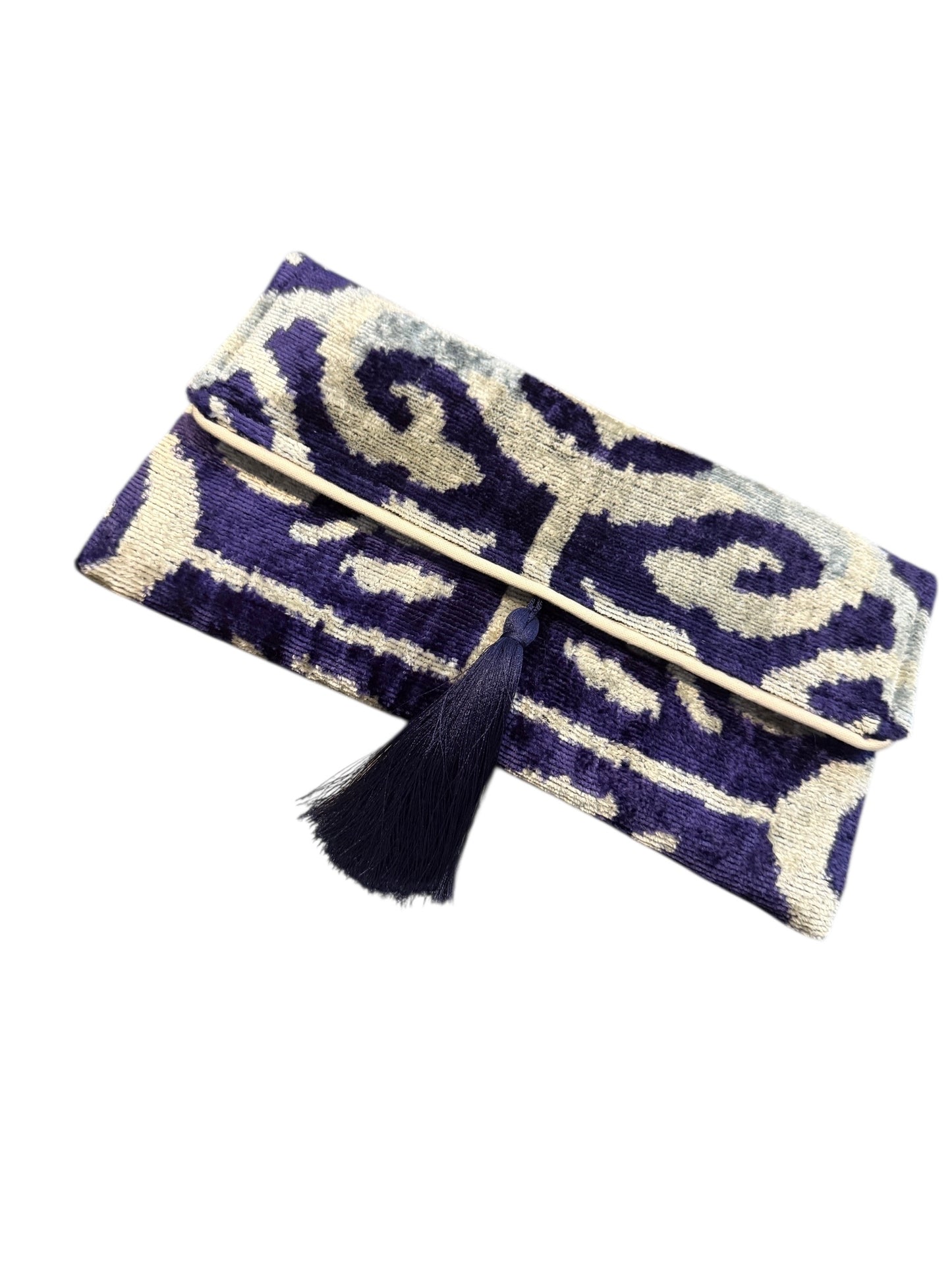 Zara Velvet Statement Clutch