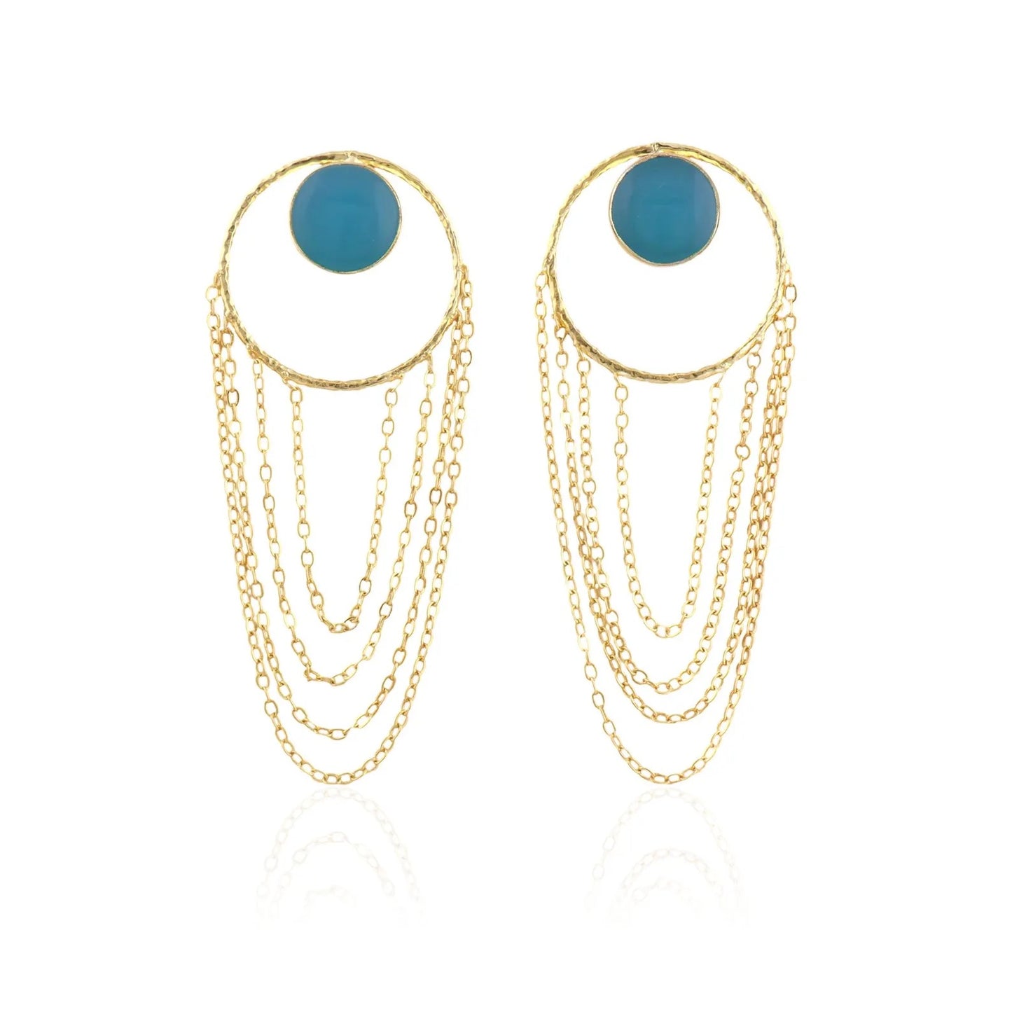  Aven Chain Drop Earrings