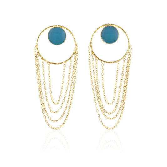  Aven Chain Drop Earrings