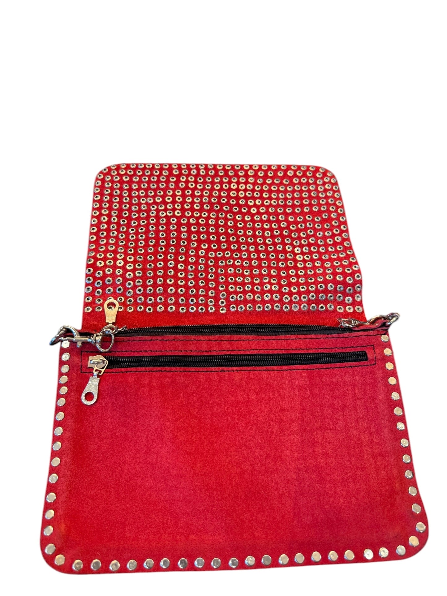 Sienna Stud Suede Crossbody