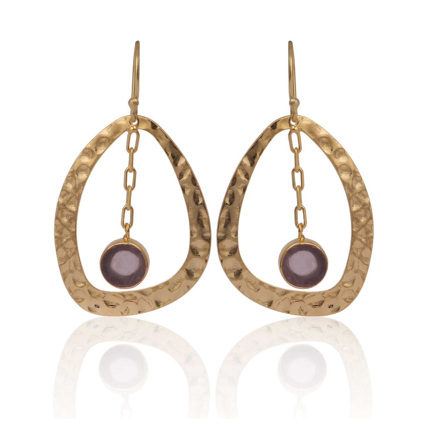 Solara Gemstone Drop Earrings