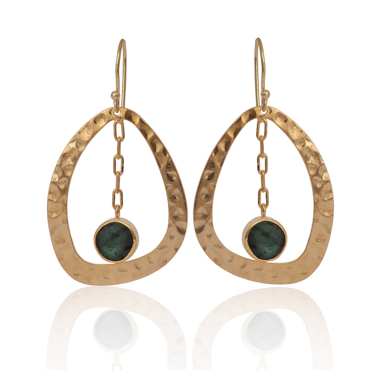 Solara Gemstone Drop Earrings