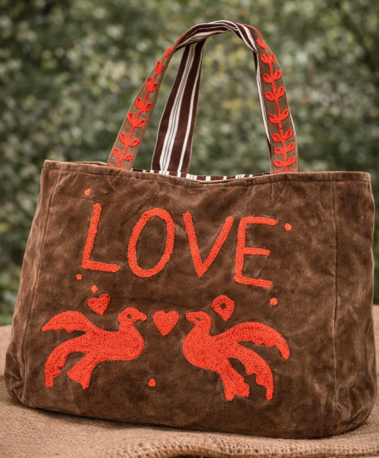 Dil Se Velvet Tote