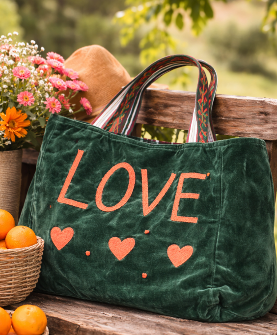 Dil Se Velvet Tote