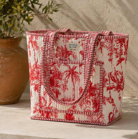 Amani Quilted Carry Basket
