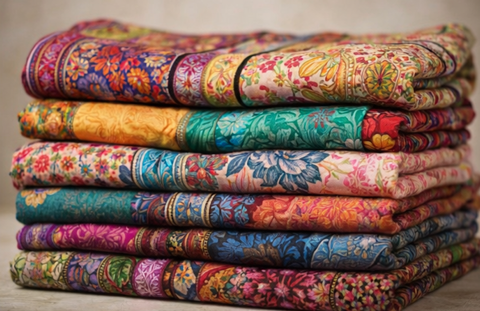 The Heirloom Patchwork Silk Robe