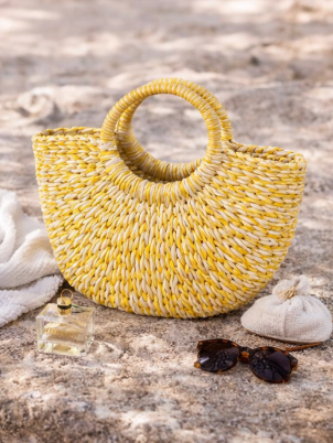 Luma Straw Beach Tote