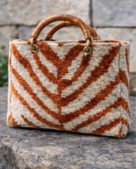 Sahra Velvet Tote Bag