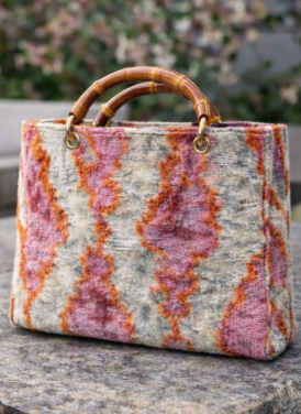 Sahra Velvet Tote Bag