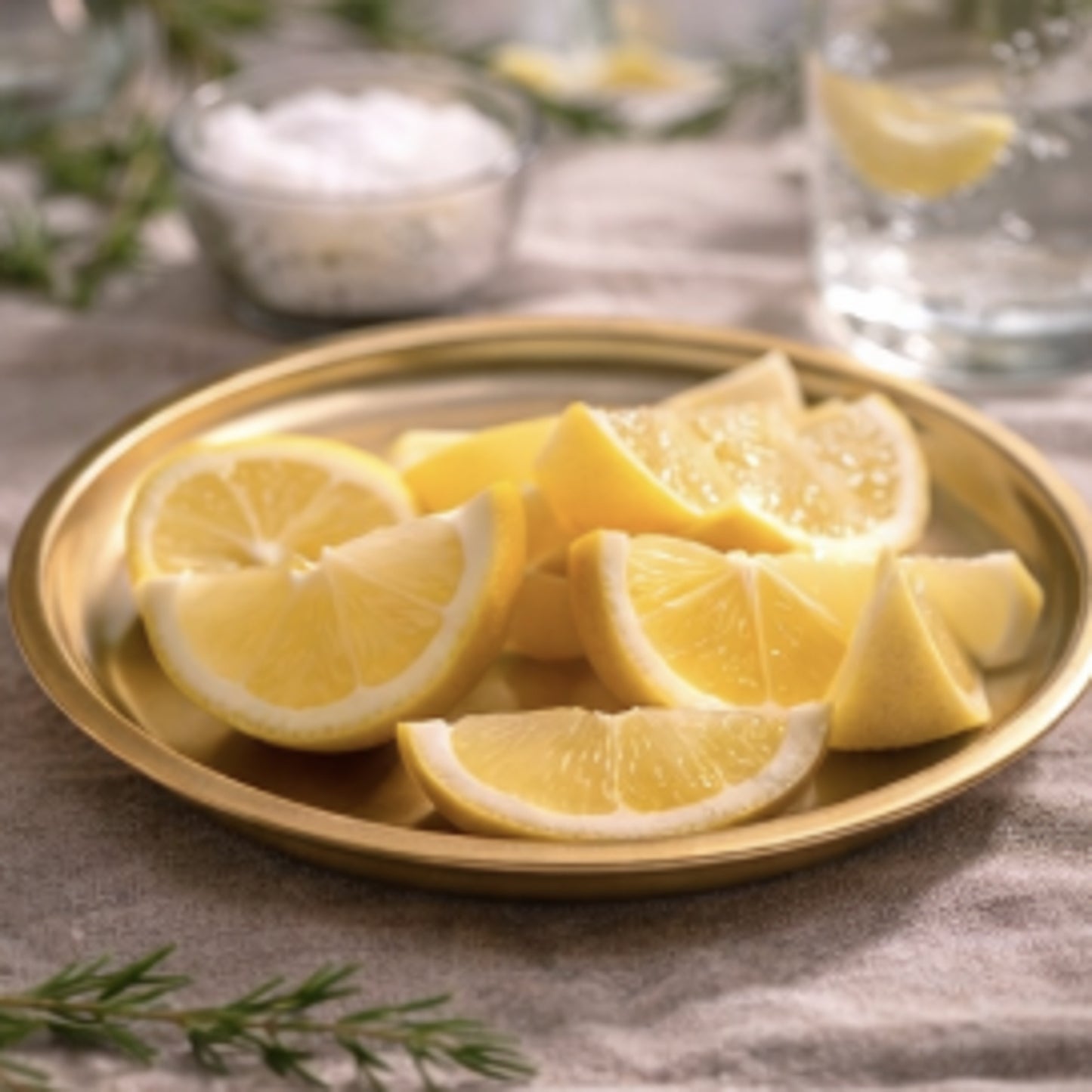 Forma Gold Snack Plates