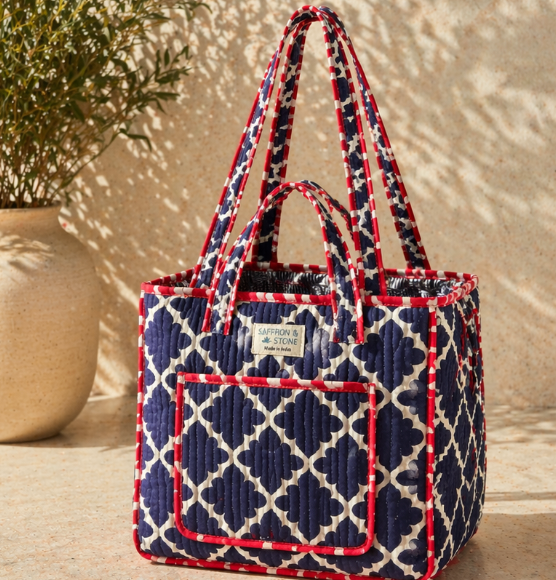 Amani Quilted Carry Basket