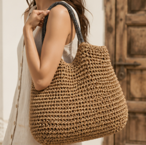 Meera Handwoven Carry Tote