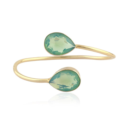 Verdant Glow Opalite Cuff