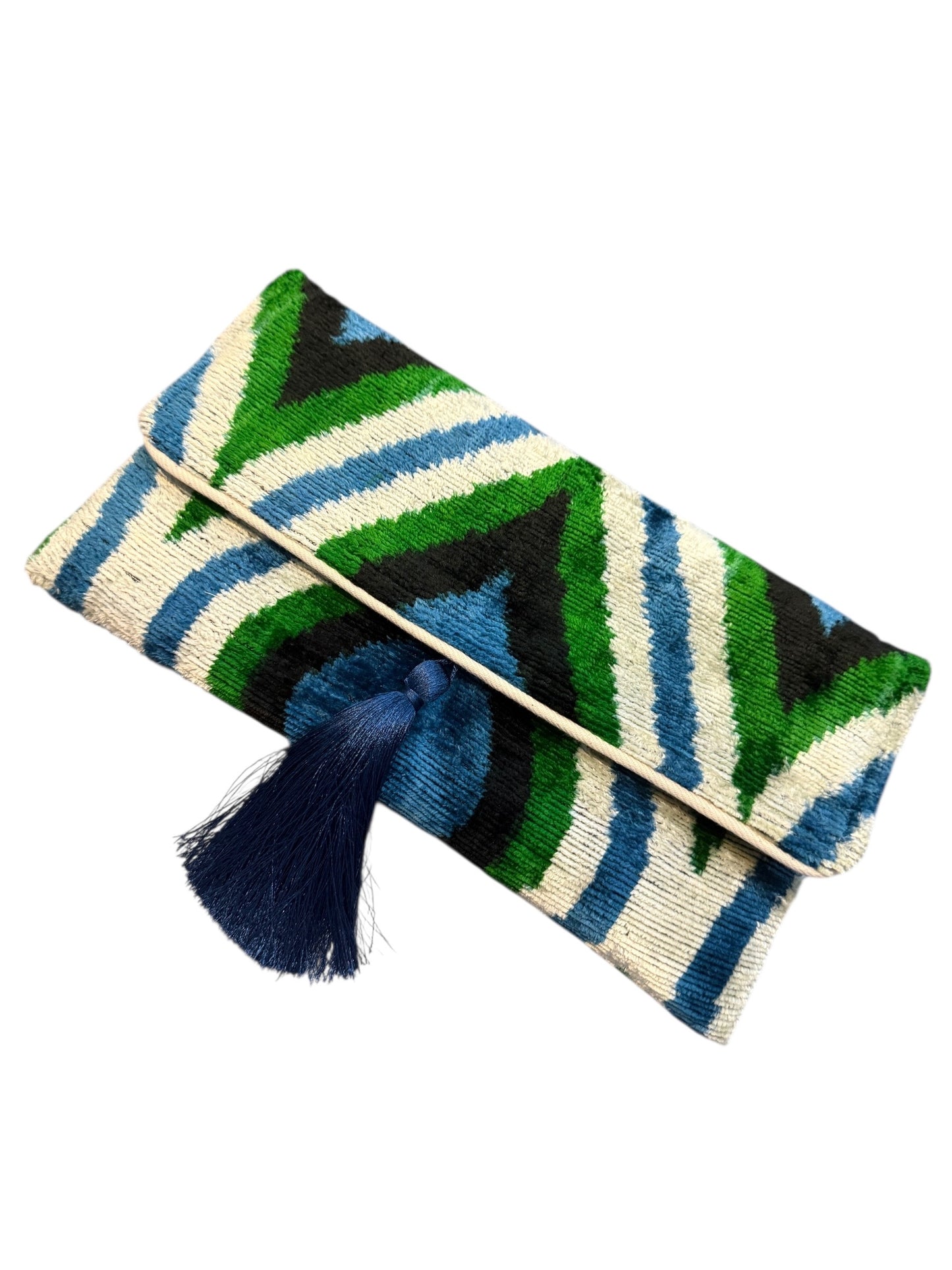 Zara Velvet Statement Clutch