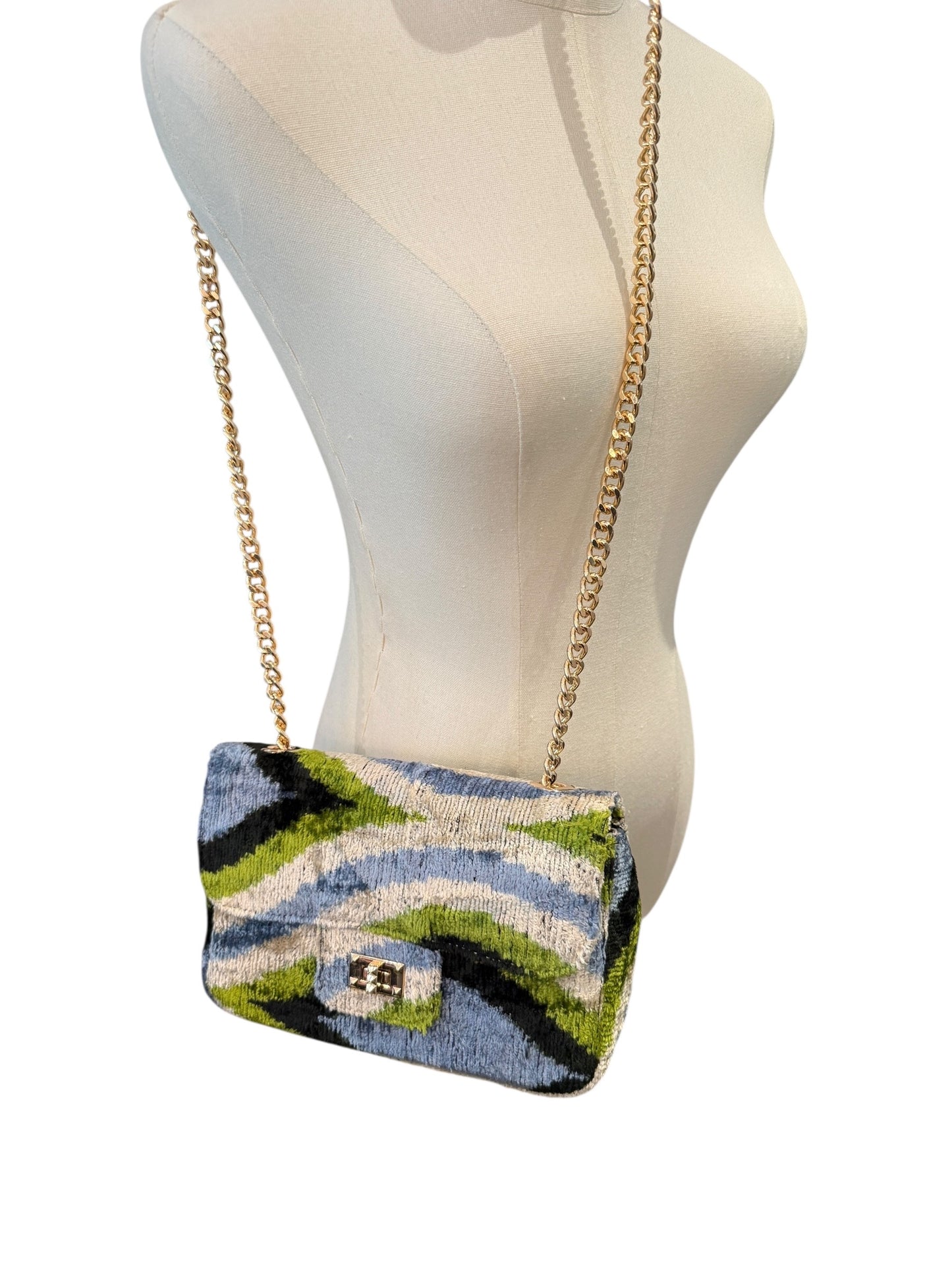 Rafi Velvet Crossbody Bag