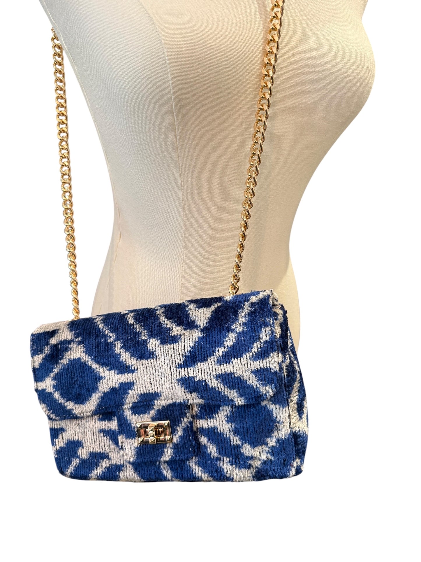 Rafi Velvet Crossbody Bag