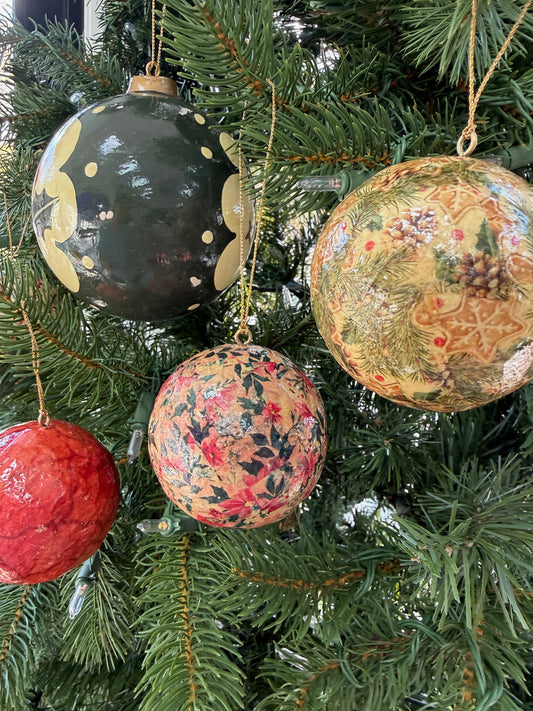 Hand-crafted Ball Ornaments - Heritage Series