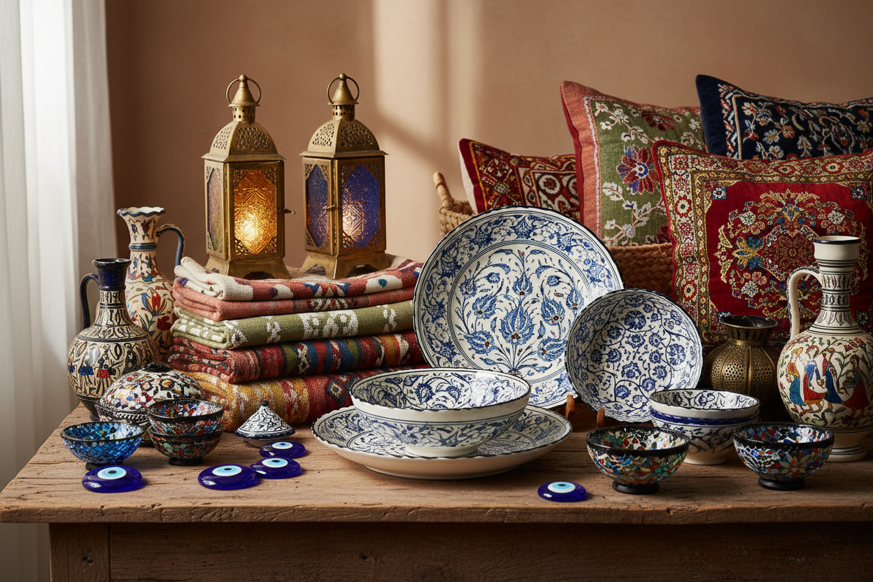 beautiful handcrafted home decor goods from turkey