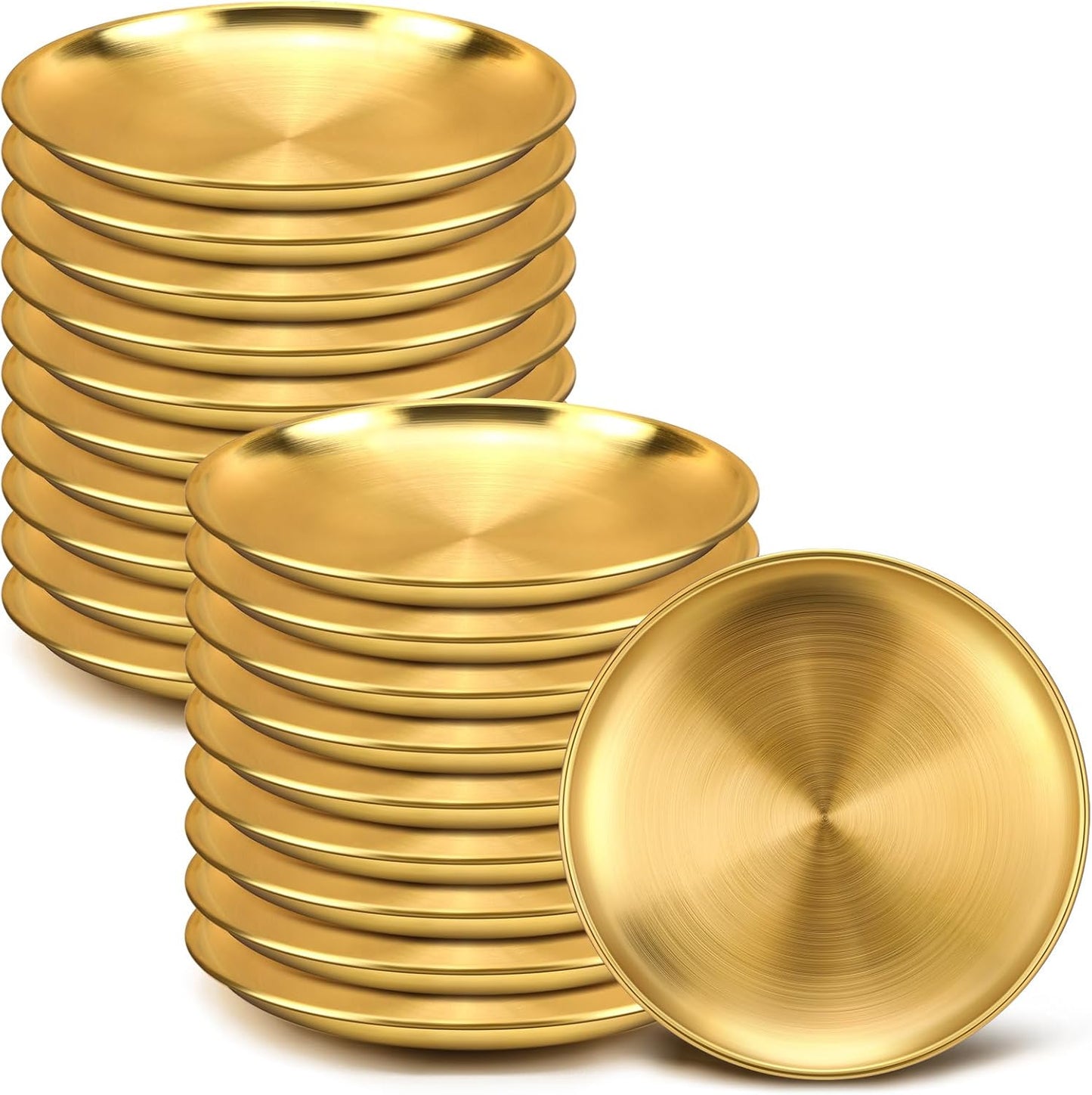Forma Gold Snack Plates