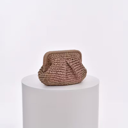 Mira Woven Pinup Clutch