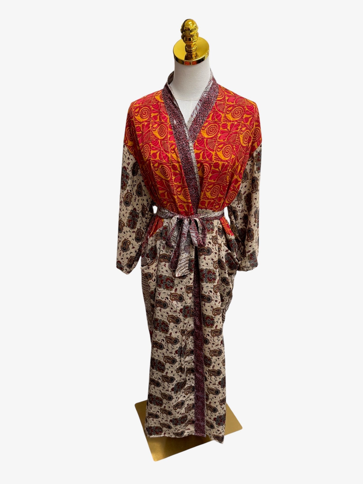 The Heirloom Patchwork Silk Robe