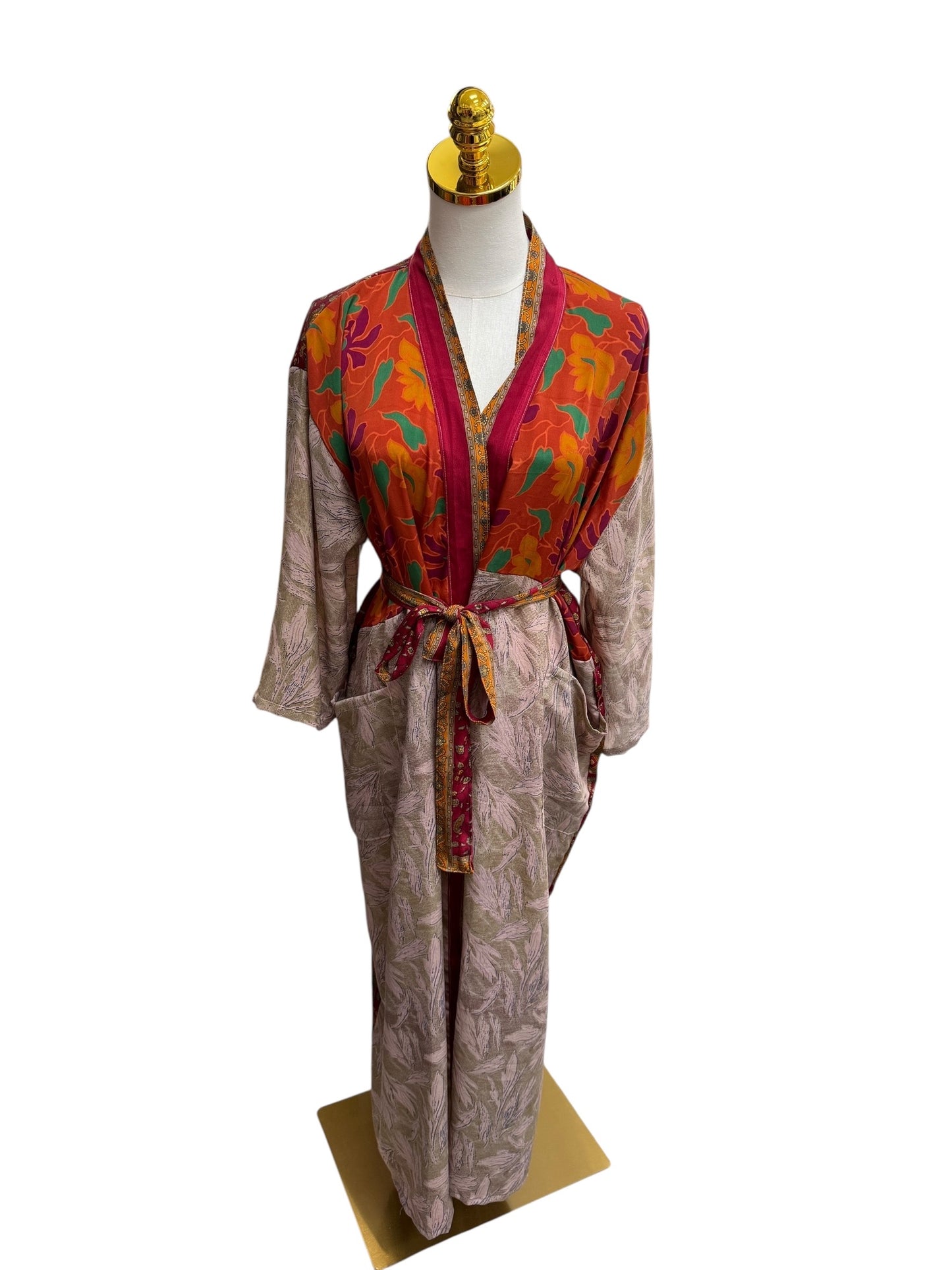 The Heirloom Patchwork Silk Robe