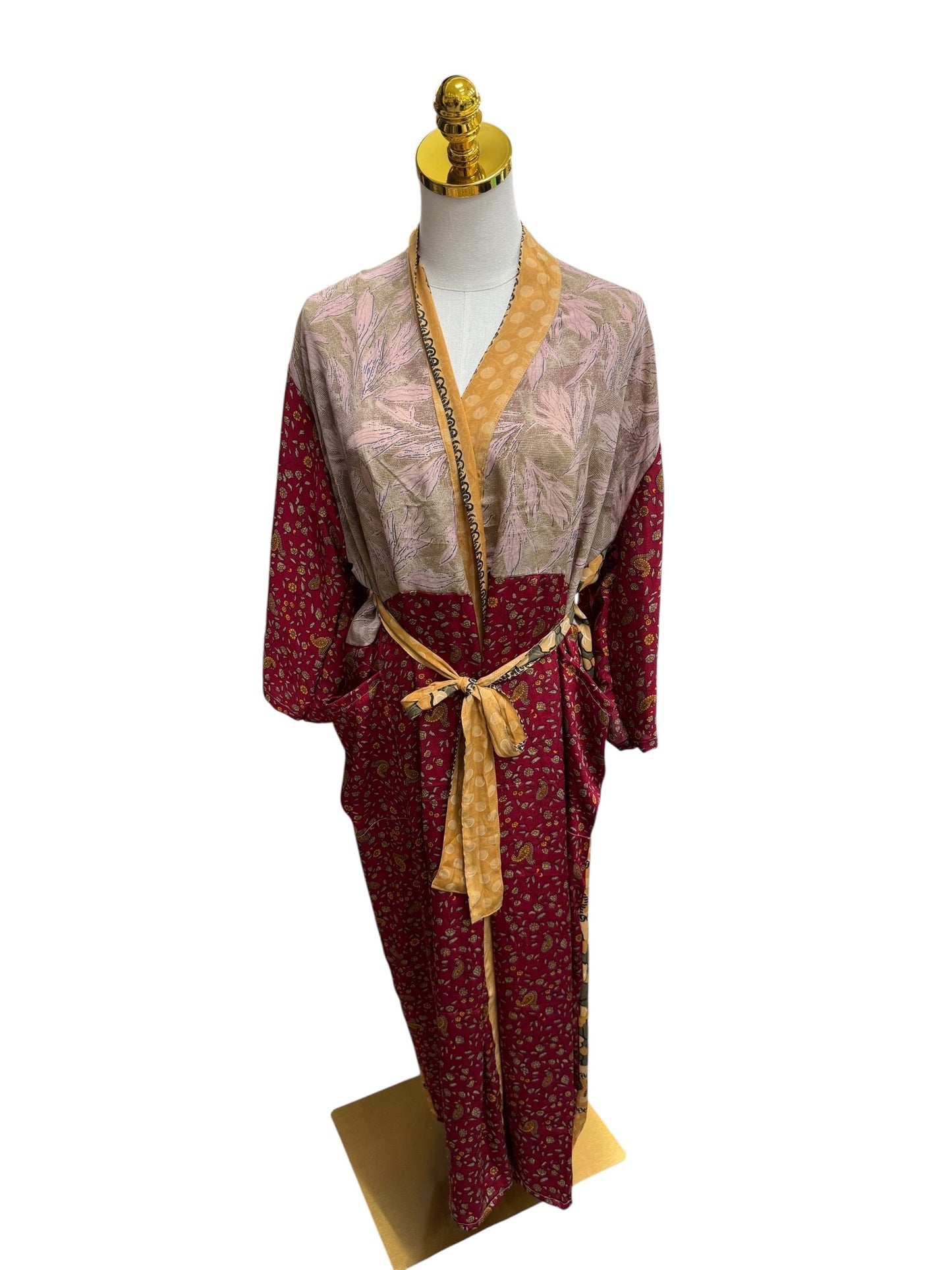 The Heirloom Patchwork Silk Robe