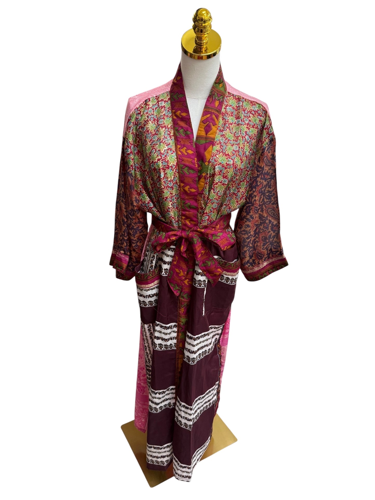 The Heirloom Patchwork Silk Robe