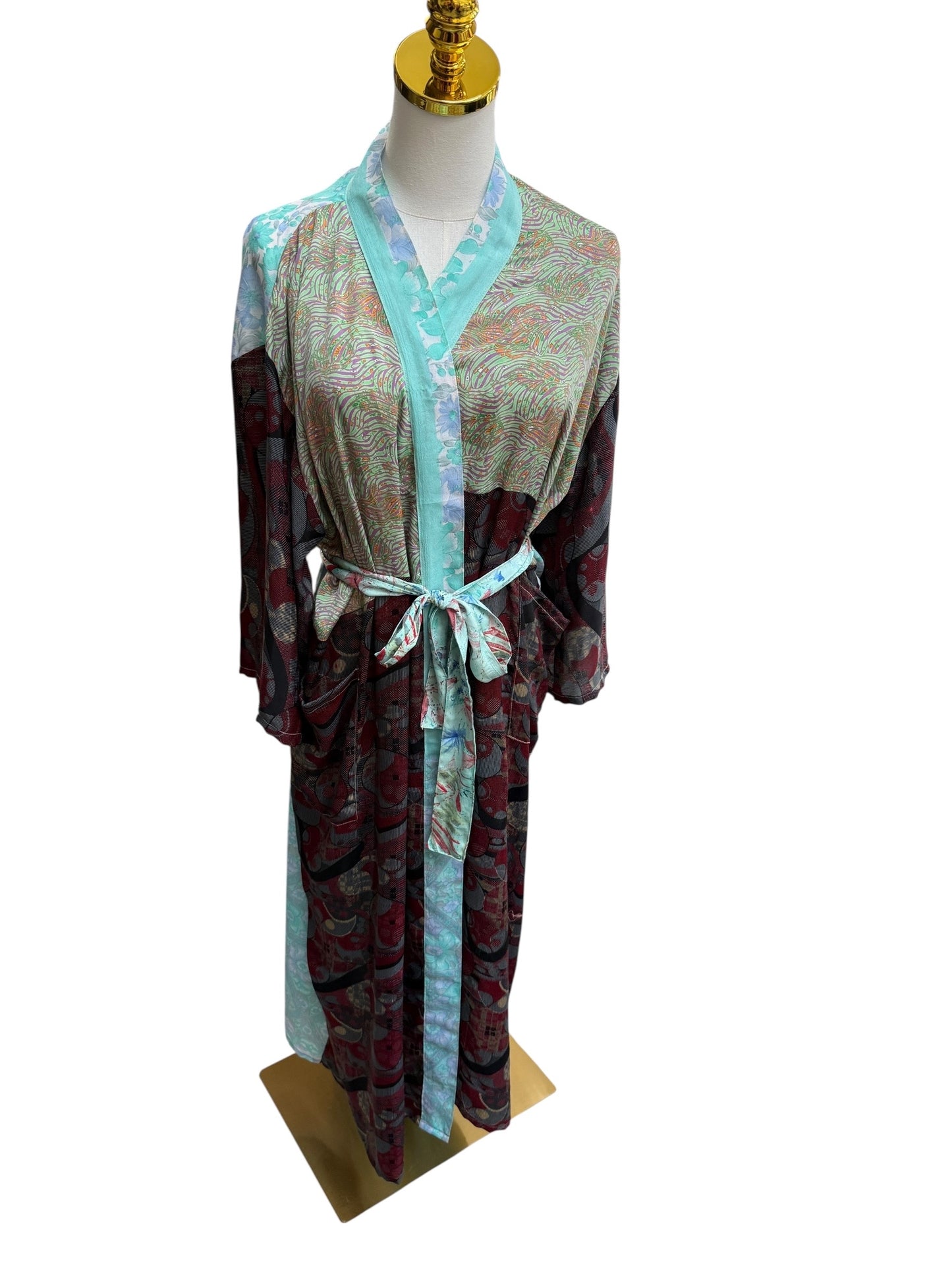 The Heirloom Patchwork Silk Robe