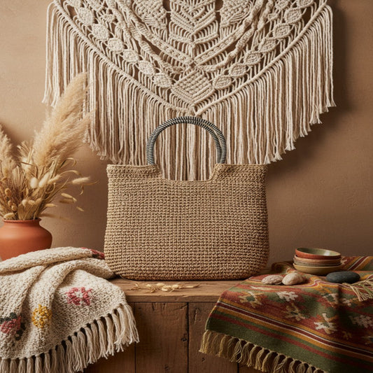Meera Handwoven Carry Tote
